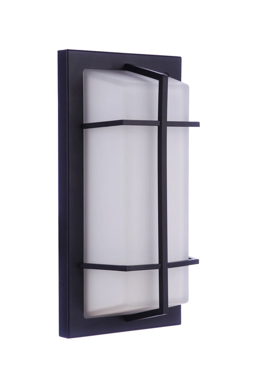 ZA6112-TB - Bulkhead Rectangular 2-Light Outdoor Bulkhead in Textured Black by Craftmade