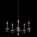 Schonbek Modique 5-Light Chandelier in Silver with Clear Heritage Crystals (MD1005N-40H)