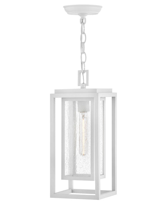 1002TW- Republic LED Hanging Lantern in Textured White by Hinkley Lighting