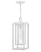 1002TW- Republic LED Hanging Lantern in Textured White by Hinkley Lighting