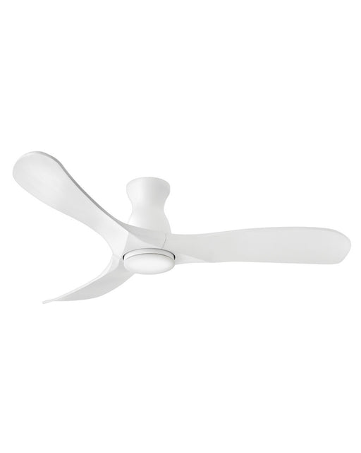 903456FWW-LDD- Swell Flush Illuminated 56" LED Smart Fan in Matte White by Hinkley Lighting