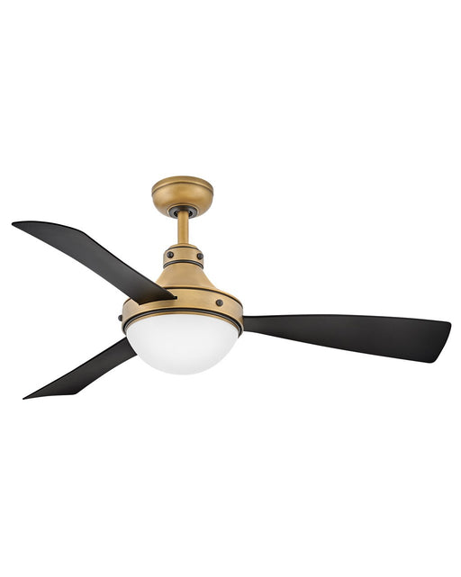 905950FHB-LWD - Oliver 50" LED Smart Fan in Heritage Brass by Hinkley Lighting