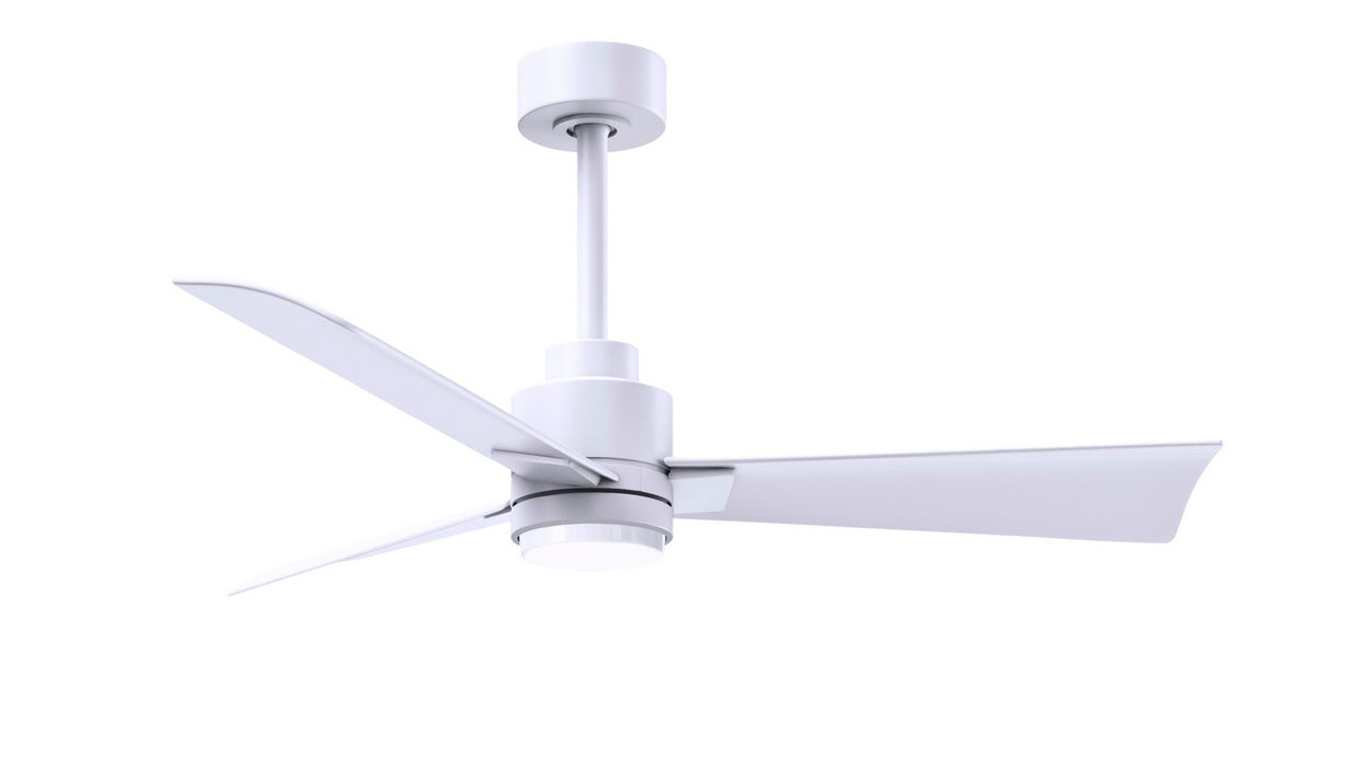 Alessandra 42" Ceiling Fan in Matte White