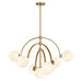 1-3319-7-322 - Marias 7-Light Chandelier in Warm Brass by Savoy House