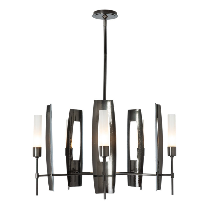 Passage 5-Light Circular Pendant in Ink - 131081-SKT-MULT-89-FD0611 by Hubbardton Forge