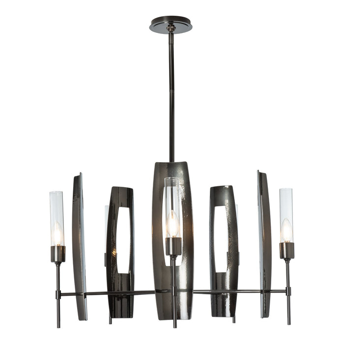 Passage 5-Light Circular Pendant in Ink - 131081-SKT-MULT-89-ZM0611 by Hubbardton Forge