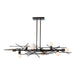 Brindille 8-Light Linear Pendant in Dark Smoke - 131087-SKT-MULT-07 by Hubbardton Forge