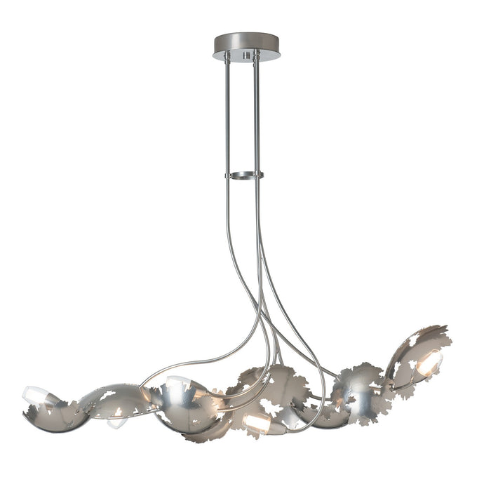 Pangea 6-Light Linear Pendant in Sterling - 131097-SKT-MULT-85-YE0352 by Hubbardton Forge