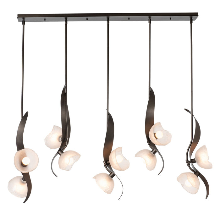 Mika 10-Light Pendant in Oil Rubbed Bronze - 131098-SKT-MULT-14-FD0791 by Hubbardton Forge