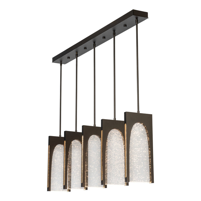 Cypress 5-Light Pendant in Oil Rubbed Bronze - 131540-LED-MULT-14-II0787 by Hubbardton Forge