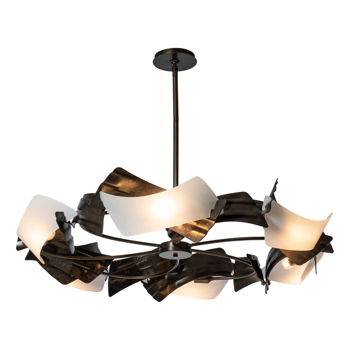 Crest 6-Light Circular Pendant in Dark Smoke - 132161-SKT-MULT-07-FD0790 by Hubbardton Forge