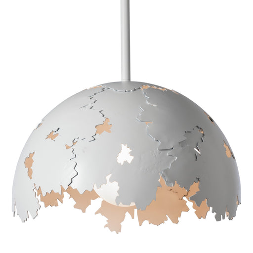 Pangea 1-Light Pendant in White - 181072-SKT-MULT-02 by Hubbardton Forge