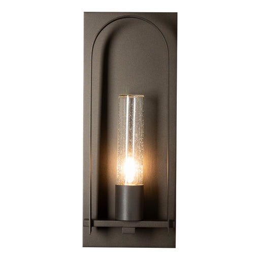 Triomphe Medium Outdoor Sconce in Oil Rubbed Bronze - 302031-SKT-14-GG0781 by Hubbardton Forge