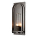 Triomphe Large Outdoor Sconce in Coastal Dark Smoke - 302032-SKT-77-II0783 by Hubbardton Forge