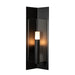 Summit Medium Outdoor Sconce in Coastal Black - 302046-SKT-80-ZM0793 by Hubbardton Forge