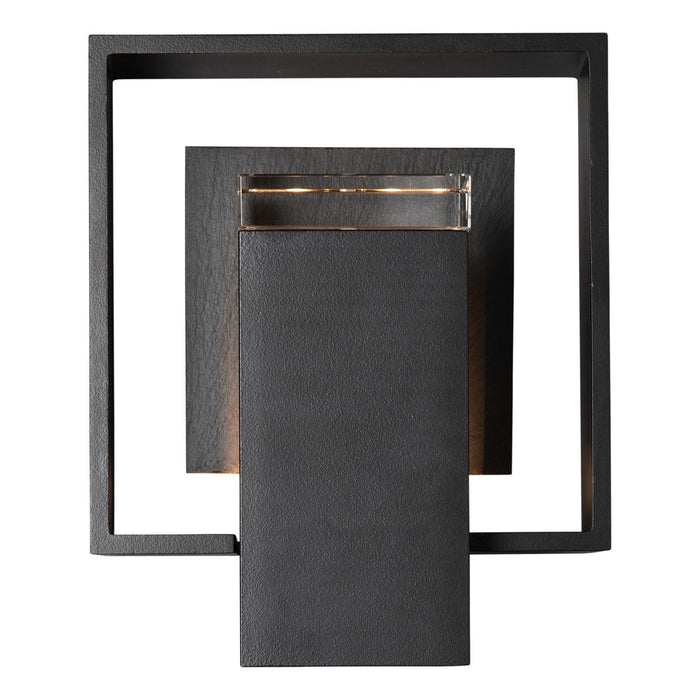 Shadow Box Small w/Slate Outdoor Sconce in Coastal Black - 302600-SKT-80-SL-ZM0546 by Hubbardton Forge