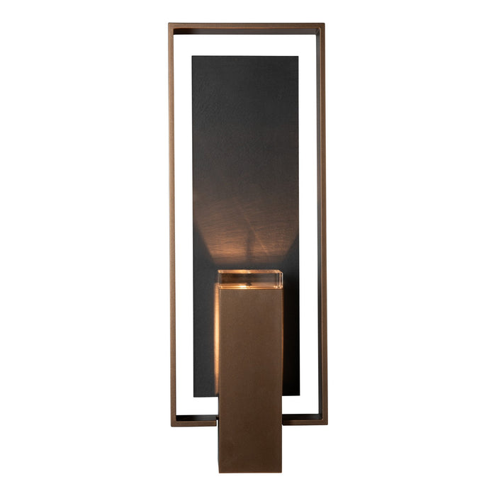 Shadow Box Large w/Slate Outdoor Sconce in Coastal Bronze - 302604-SKT-75-SL-ZM0546 by Hubbardton Forge