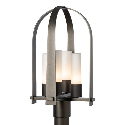 Triomphe Post Light in Oil Rubbed Bronze - 342030-SKT-14-GG0392 by Hubbardton Forge