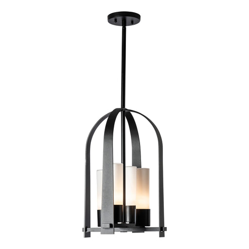 Triomphe Outdoor Lantern in Coastal Black - 364030-SKT-MULT-80-GG0392 by Hubbardton Forge