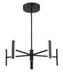 P1415-66A-L - Edge LED Chandelier in Coal by George Kovacs