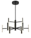 P1419-66A-L - Edge LED Chandelier in Coal by George Kovacs