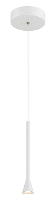 P1456-44B-L - Piccolo LED Mini Pendant in Matte White by George Kovacs