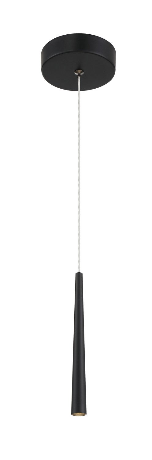 P1458-66A-L - Stretch LED Mini Pendant in Coal by George Kovacs