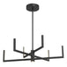 P1476-66A-L - Articular LED Chandelier in Coal by George Kovacs