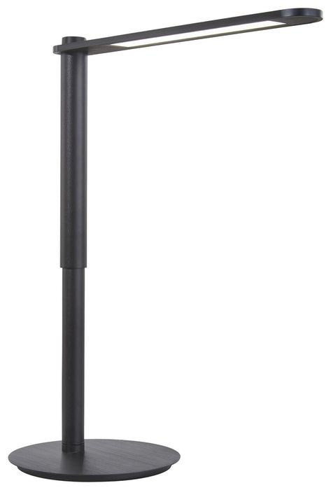 P1930-896-L - Kovacs LED Table Lamp in Coal Black & Brushed Coal Black by George Kovacs