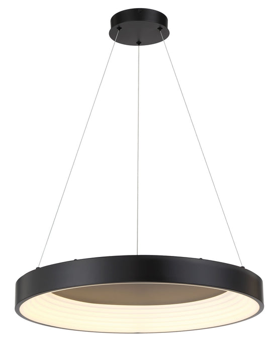 P5555-66A-L - Conc LED Pendant in Coal by George Kovacs