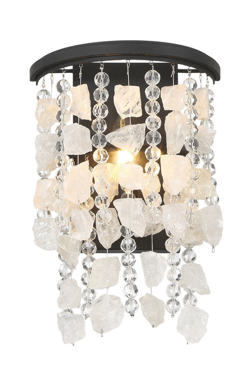 6701-66 - Shimmering Elegance 1-Light Wall Sconce in Sand Coal by Minka Lavery