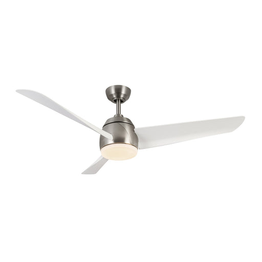 CF91954-BN/WH - Thalia 54" Ceiling Fan in Brushed Nickel/Matte White by Kuzco Lighting