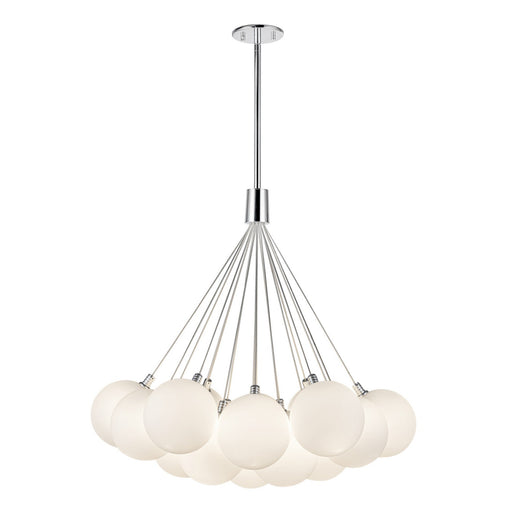 CH3128-OP- Bolla LED Chandelier in Opal Glass by Kuzco Lighting