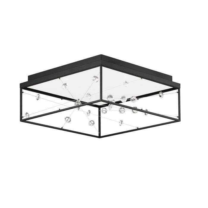 E21250-20BK - Entanglement LED Flush Mount in Black by ET2