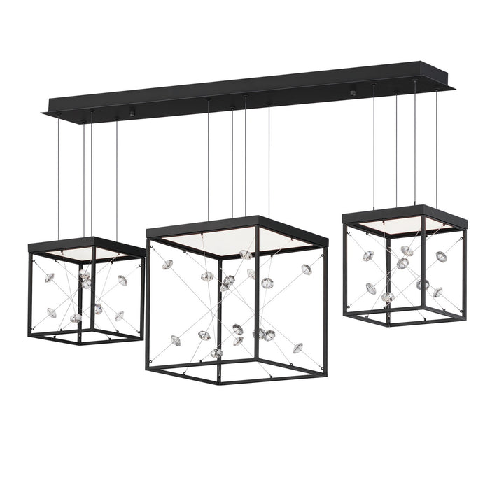 E21253-20BK - Entanglement LED Linear Pendant in Black by ET2