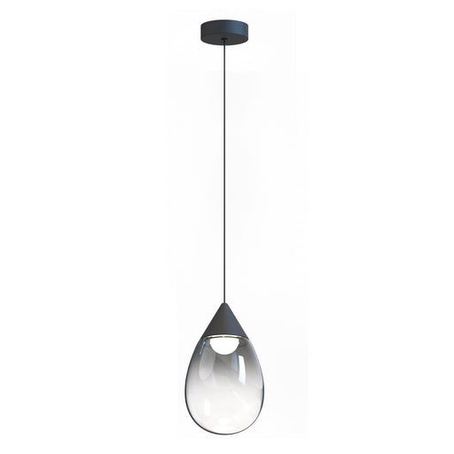 E21562-142BK - Dewdrop LED Pendant in Black by ET2