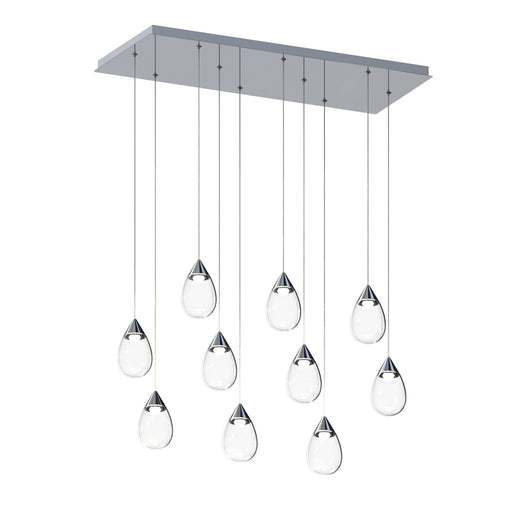 E21566-18PC - Dewdrop LED Linear Pendant in Polished Chrome by ET2