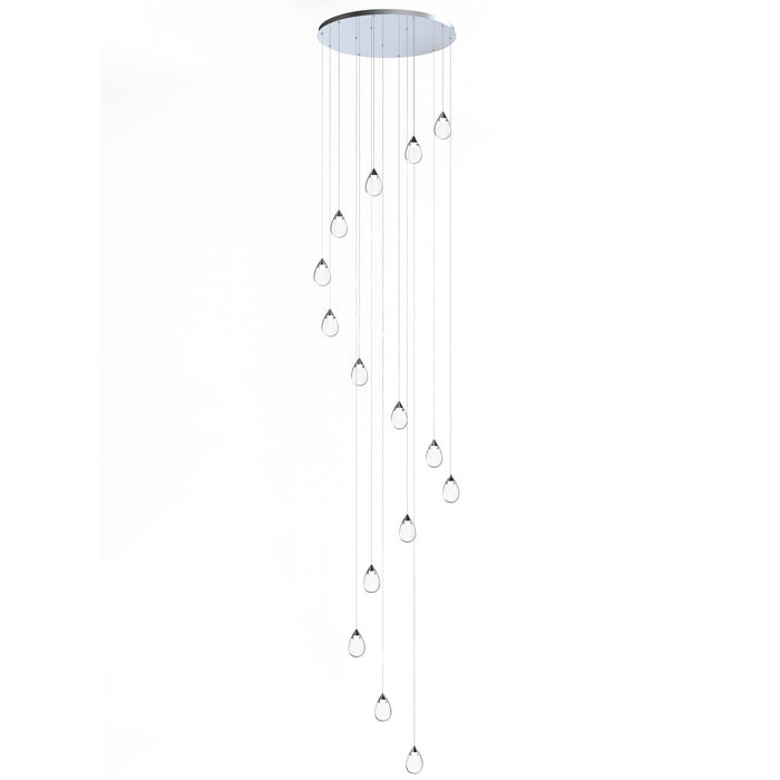 E21569-18PC - Dewdrop LED Pendant in Polished Chrome by ET2