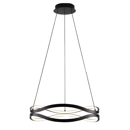 E22922-BK - Curvo LED Pendant in Black by ET2