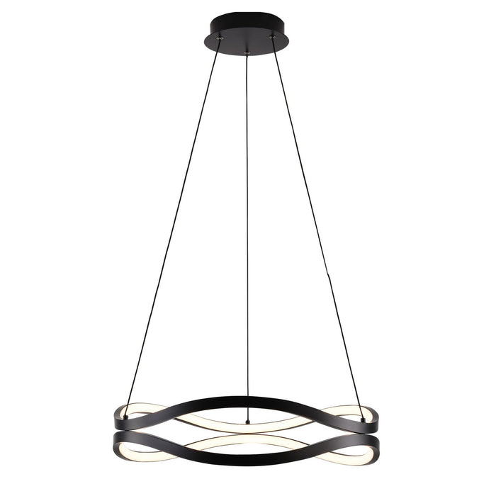 E22922-BK - Curvo LED Pendant in Black by ET2