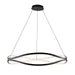 E22924-BK - Curvo LED Pendant in Black by ET2