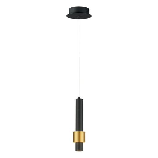 E24751-BKGLD- Reveal LED Pendant in Black & Gold by ET2