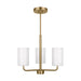 GLC1003SB - Rhett 3-Light Chandelier in Satin Bronze by Generation Lighting