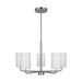 GLC1015BS - Rhett 5-Light Chandelier in Brushed Steel by Generation Lighting