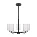 GLC1015MBK - Rhett 5-Light Chandelier in Midnight Black by Generation Lighting