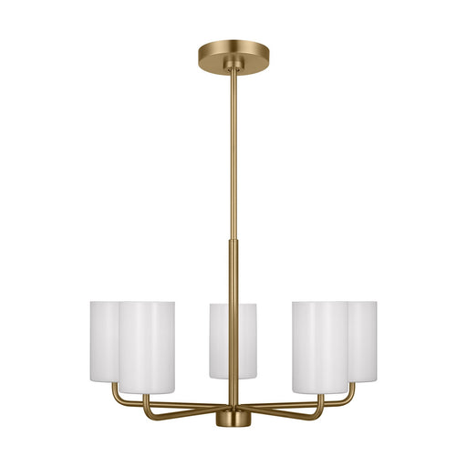 GLC1015SB - Rhett 5-Light Chandelier in Satin Bronze by Generation Lighting