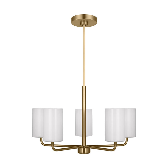 GLC1015SB - Rhett 5-Light Chandelier in Satin Bronze by Generation Lighting