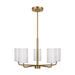 GLC1015SB - Rhett 5-Light Chandelier in Satin Bronze by Generation Lighting