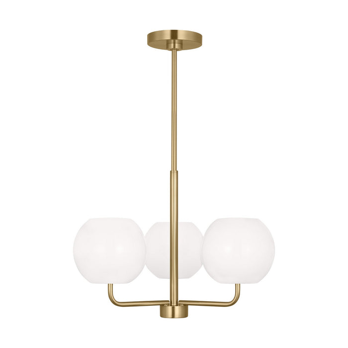 GLC1043SB - Rory 3-Light Chandelier in Satin Bronze by Generation Lighting