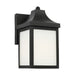 GLO1001TXB - Saybrook 1-Light Outdoor Lantern in Textured Black by Generation Lighting